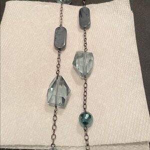 Lia Sophia- Aquamarine Blue Beaded Necklace